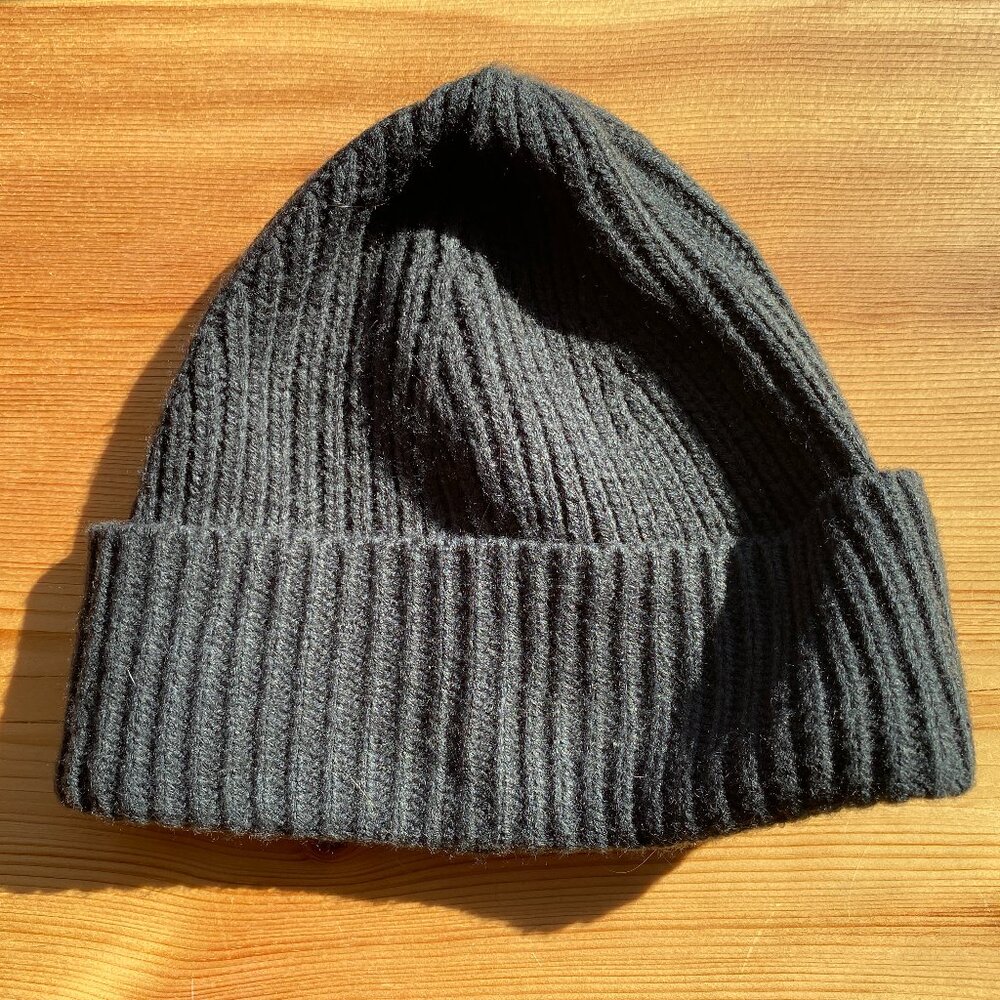 NEW LL Bean Knit Beanie, Charcoal/Black
